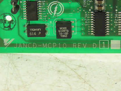Yaskawa Electric JANCD-MCP10 MCP10 PCB Control Printed Circuit Board Slot Rack