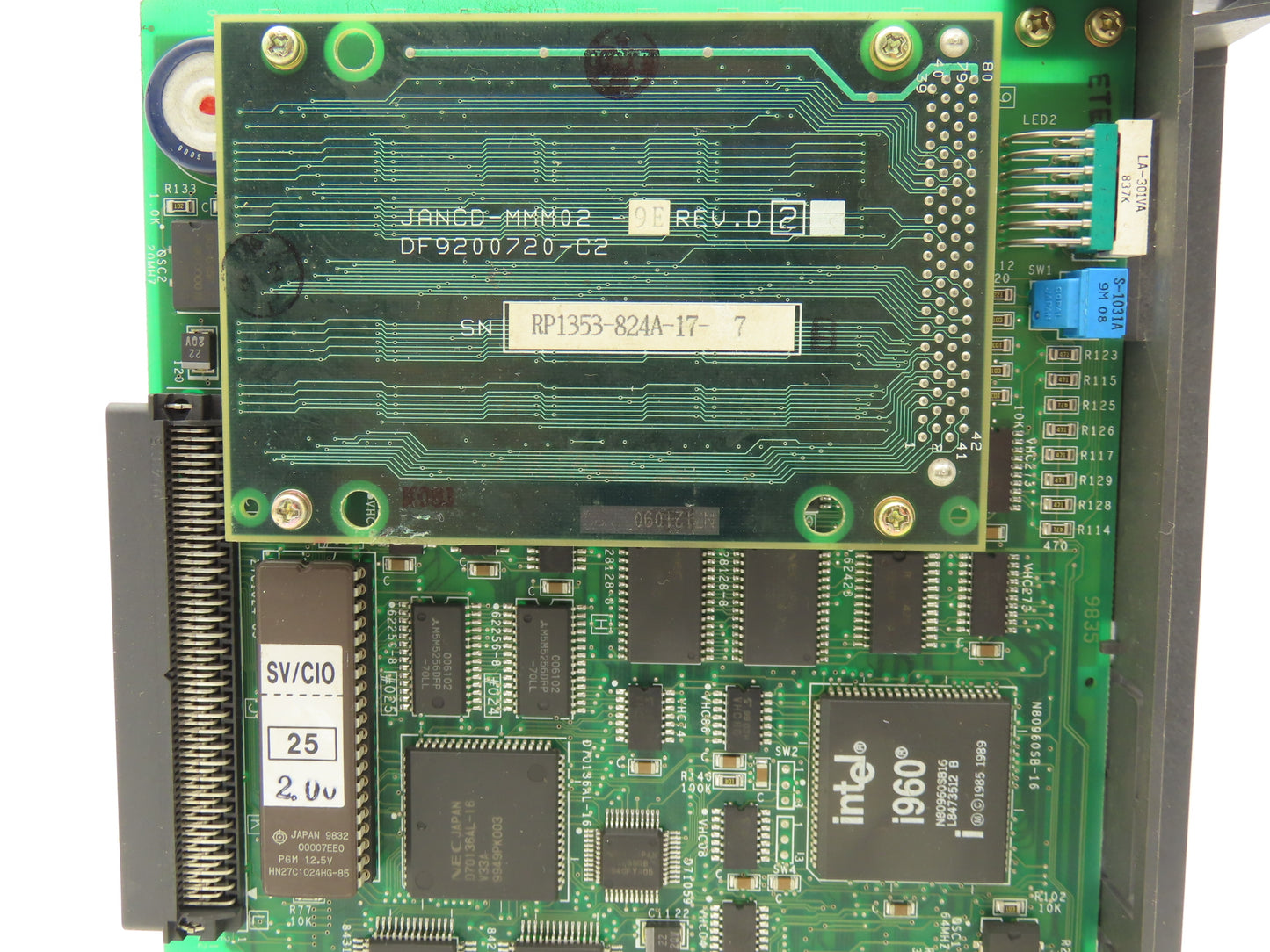 Yaskawa Electric JANCD-MCP10 MCP10 PCB Control Printed Circuit Board Slot Rack