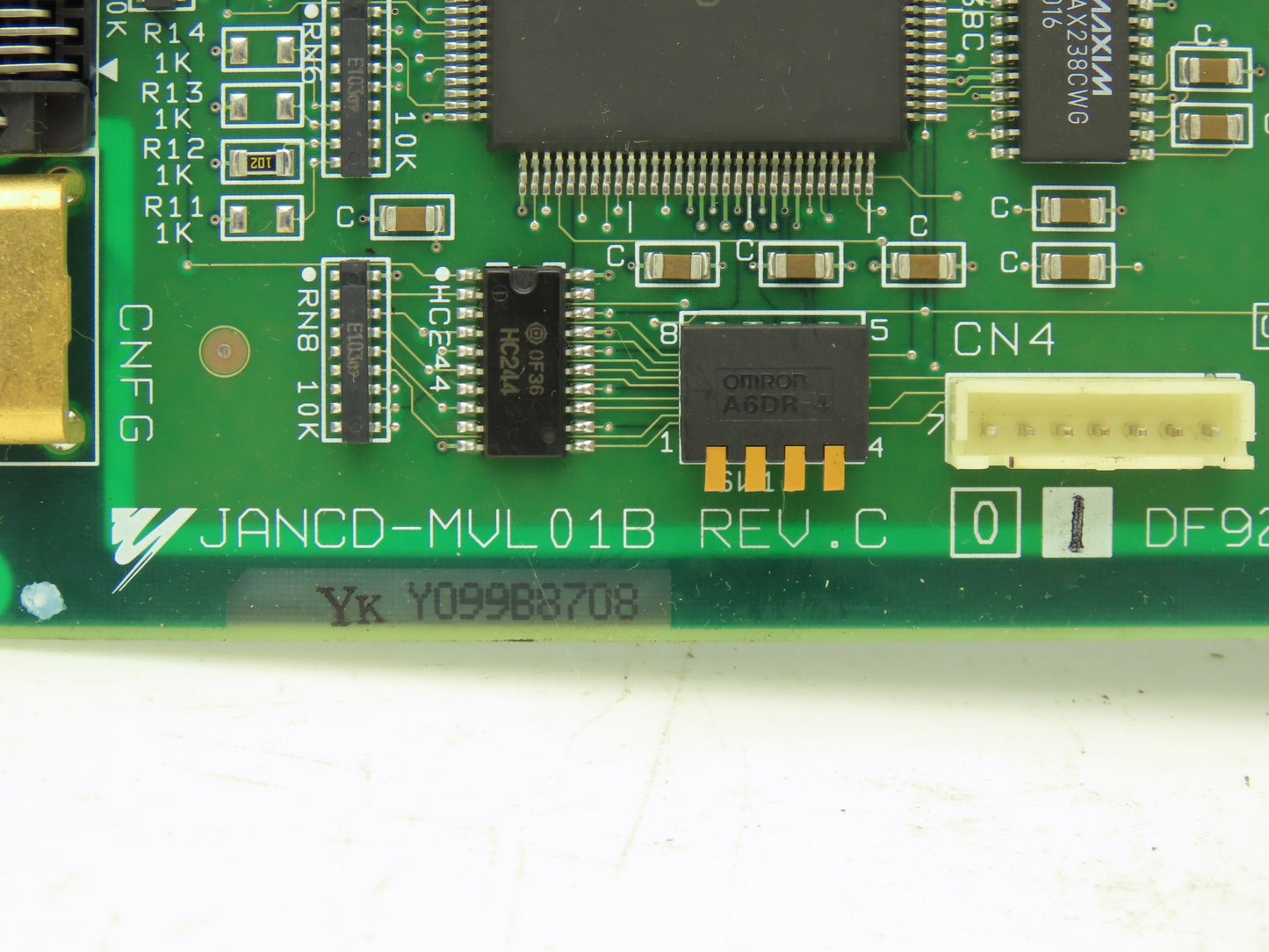Yaskawa Electric JANCD-MVL01B MVL01B PCB Control Printed Circuit Board Slot Rack