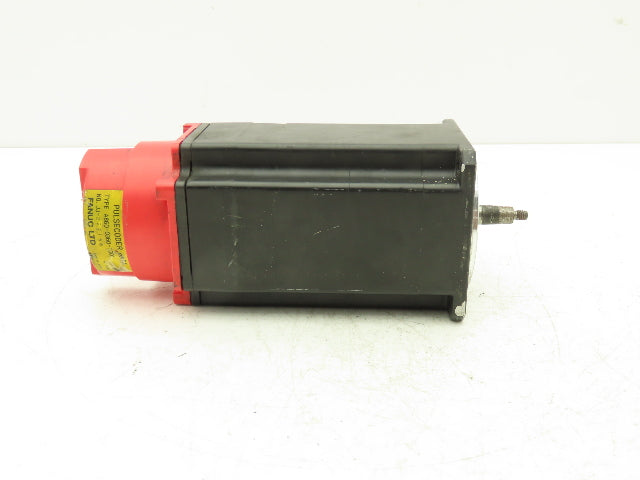 Fanuc A06B-0373-B075 AC Servo Motor 0.5kW 129v 3Ph 3000RPM Encoder A8600360T001