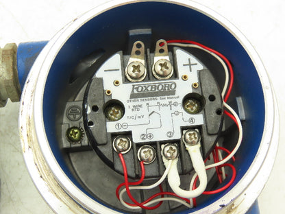 Foxboro RTT20-D1LDQFD-D2 Temperature Transmitter 12-42vdc I/A Ser 0-1562°F 3.5"