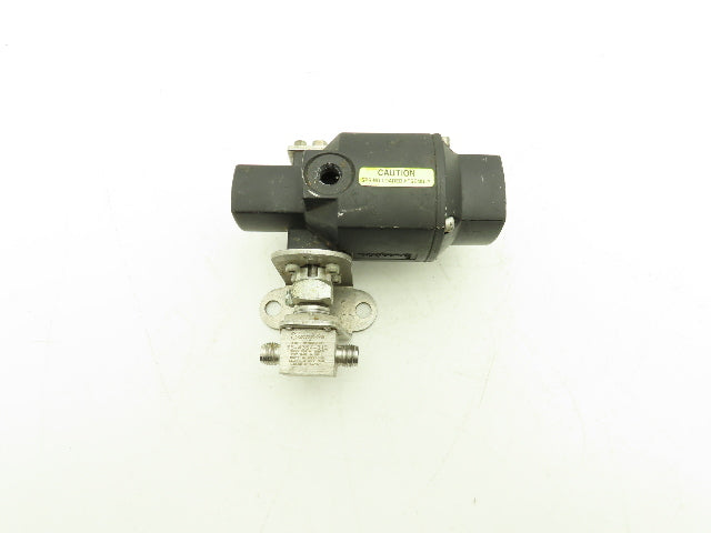 Whitey 131SR Pneumatic Air Actuator Spring Return Swagelok 1/4" Tube Ball Valve