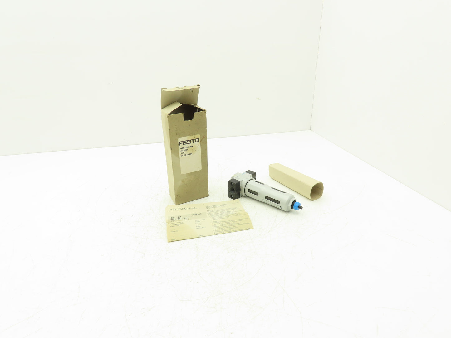 Festo LFMA-3/8-D-MIN Pneumatic Air Treatment Filter 0-175PSI LFMA-D-MINI-A