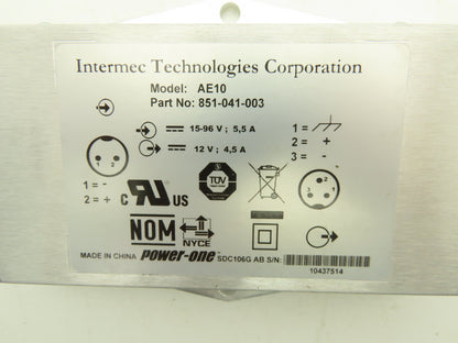 Intermec 851-041-003 Power One DC-DC Converter In 15-96V Out 12VDC 4.5 Amps