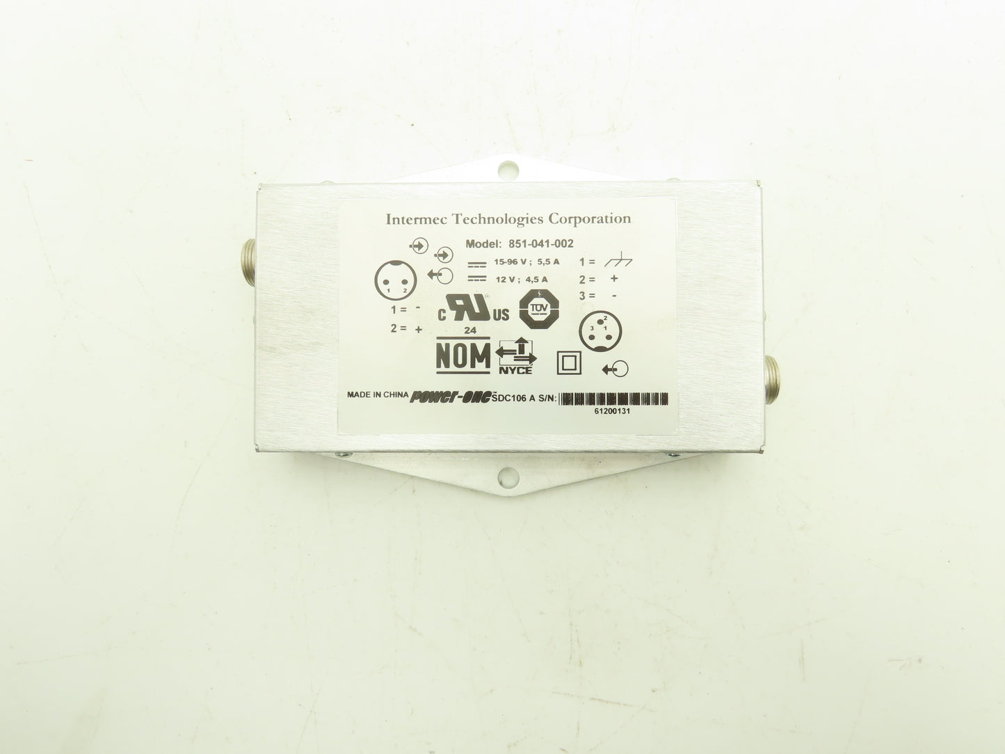 Intermec 851-041-002 Power One DC-DC Converter In 15-96V Out 12VDC 4.5 Amps