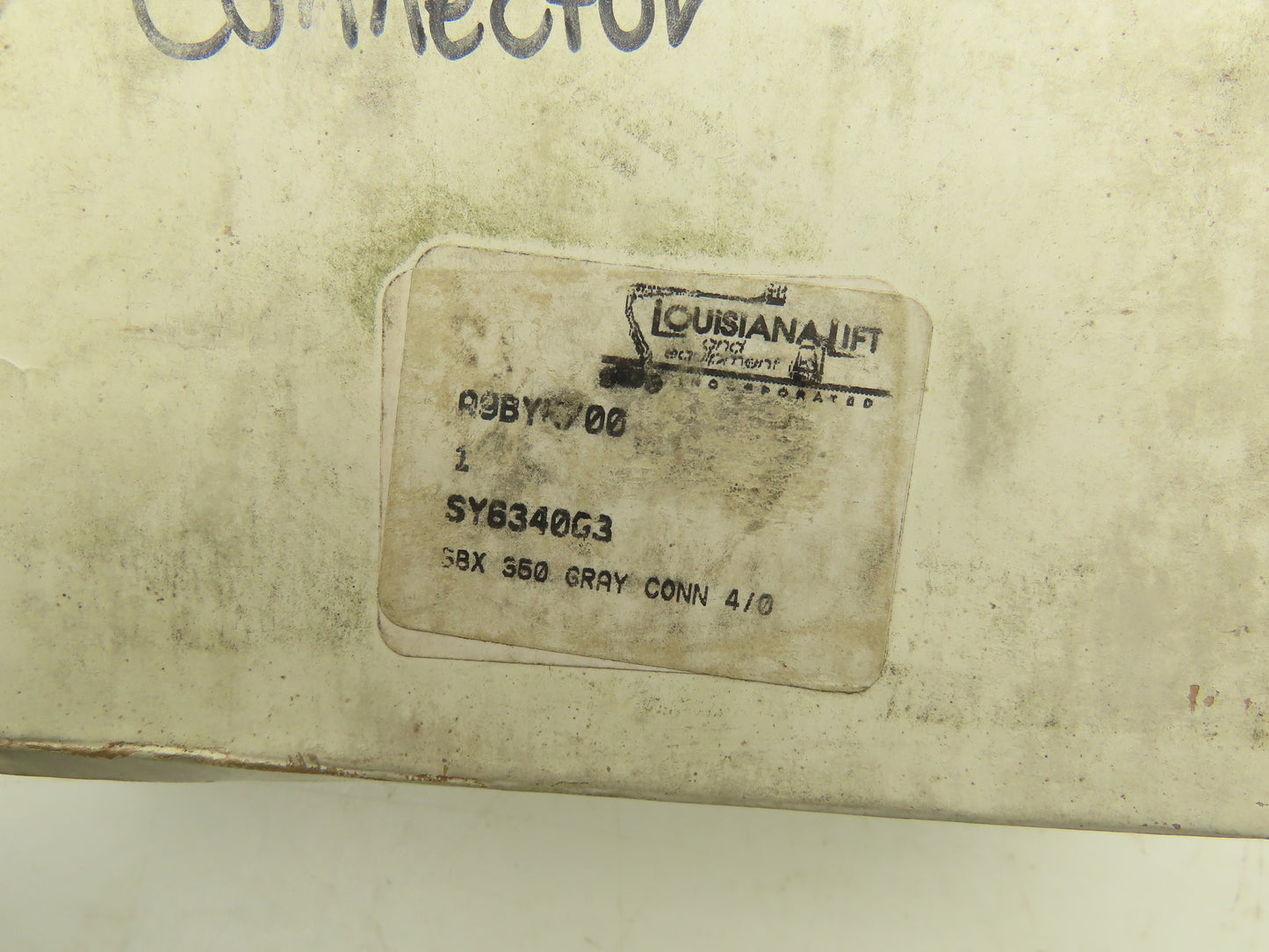 Anderson SY6340G3 Forklift SBX Battery Cable 0/4 Connector Gray 4 Pin Lot of 2