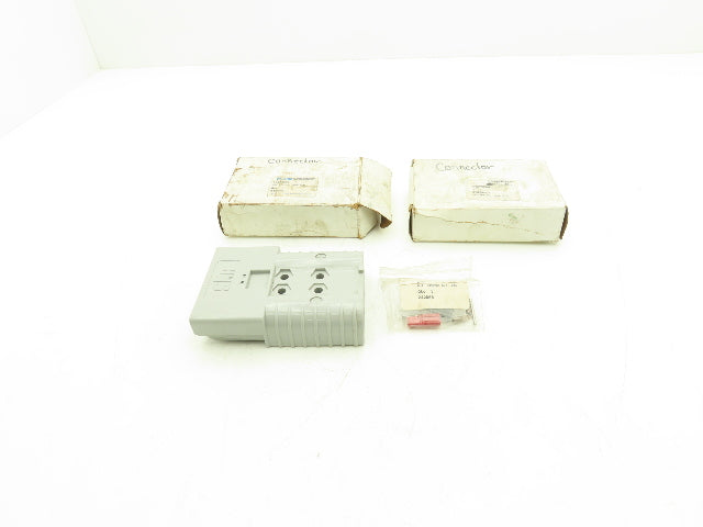 Anderson SY6340G3 Forklift SBX Battery Cable 0/4 Connector Gray 4 Pin Lot of 2