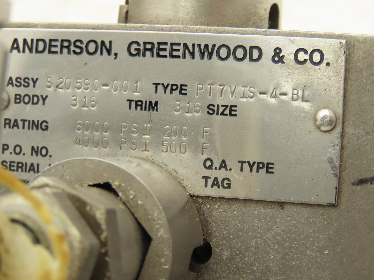 Bailey PTSPGF1100B210B Differential Pressure Transmitter 3-100 PSI 12-42VDC