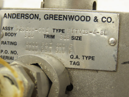 Bailey PTSPGF1100B210B Differential Pressure Transmitter 3-100 PSI 12-42VDC