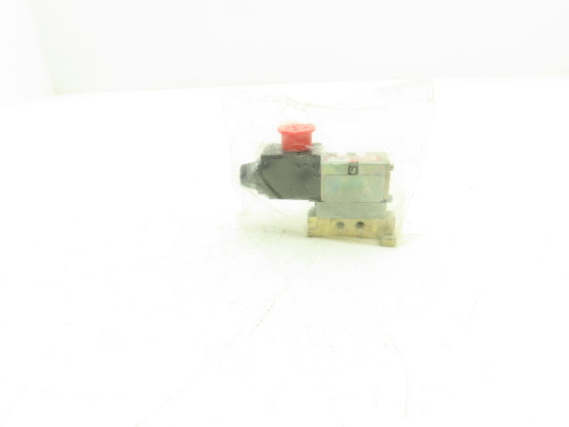 Numatics Pneumatic Air Single Solenoid Valve/Manifold Assembly W/Flow Control