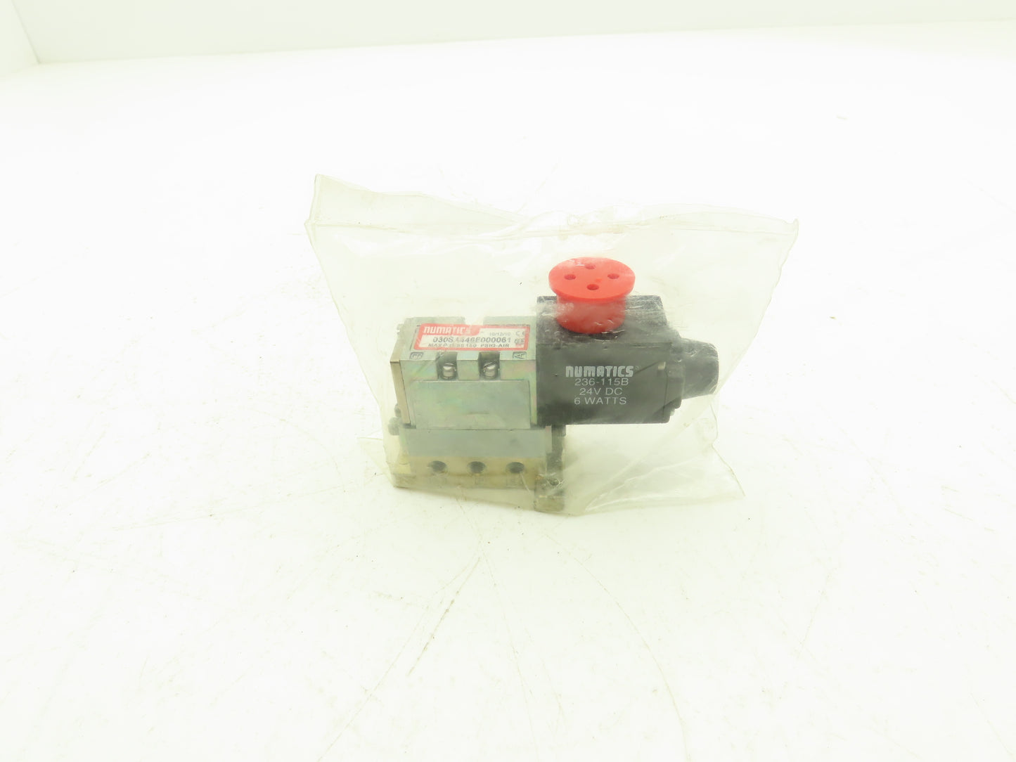Numatics Pneumatic Air Single Solenoid Valve/Manifold Assembly W/Flow Control
