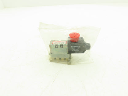 Numatics Pneumatic Air Single Solenoid Valve/Manifold Assembly W/Flow Control