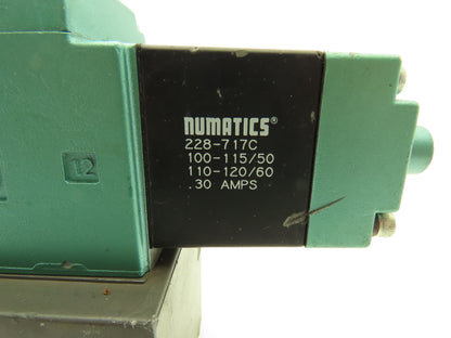 Numatics I35SS63BK Pneumatic Air Solenoid Valve/Manifold Assembly