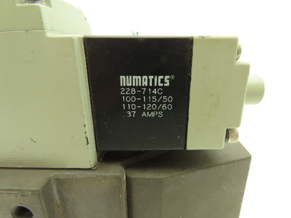 Numatics Pneumatic Air Solenoid Valve/Manifold Assembly 100-120VAC 50/60Hz