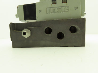 Numatics Pneumatic Air Solenoid Valve/Manifold Assembly 100-120VAC 50/60Hz