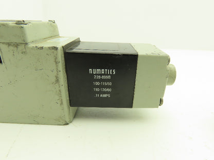 Numatics I23SA400K000030 Pneumatic Air Single Solenoid Valve Lot of 2