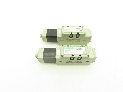 Numatics I23SA400K000030 Pneumatic Air Single Solenoid Valve Lot of 2