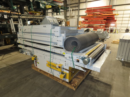 Hytrol BPC 49"x 27' Slider Bed Conveyor 47"Belt 5Hp 3PH Center Drive 183fpm