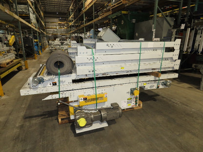 Hytrol BPC 49"x 27' Slider Bed Conveyor 47"Belt 5Hp 3PH Center Drive 183fpm