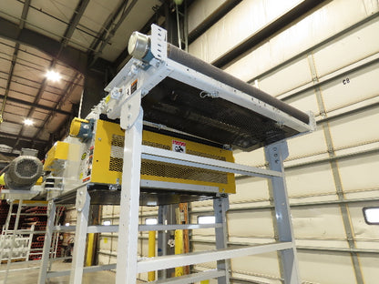 Hytrol BPC 49"x 27' Slider Bed Conveyor 47"Belt 5Hp 3PH Center Drive 183fpm