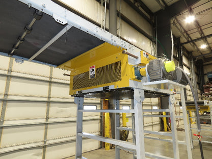 Hytrol BPC 49"x 27' Slider Bed Conveyor 47"Belt 5Hp 3PH Center Drive 183fpm