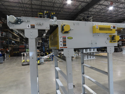 Hytrol BPC 49"x 27' Slider Bed Conveyor 47"Belt 5Hp 3PH Center Drive 183fpm