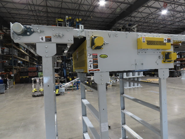 Hytrol BPC 49"x 27' Slider Bed Conveyor 47"Belt 5Hp 3PH Center Drive 183fpm