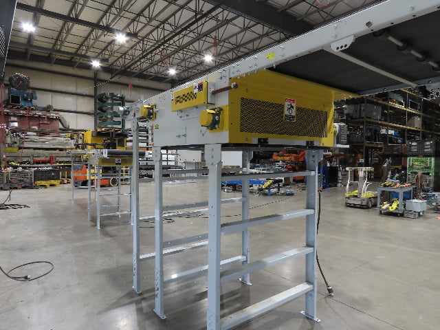 Hytrol BPC 49"x 27' Slider Bed Conveyor 47"Belt 5Hp 3PH Center Drive 183fpm