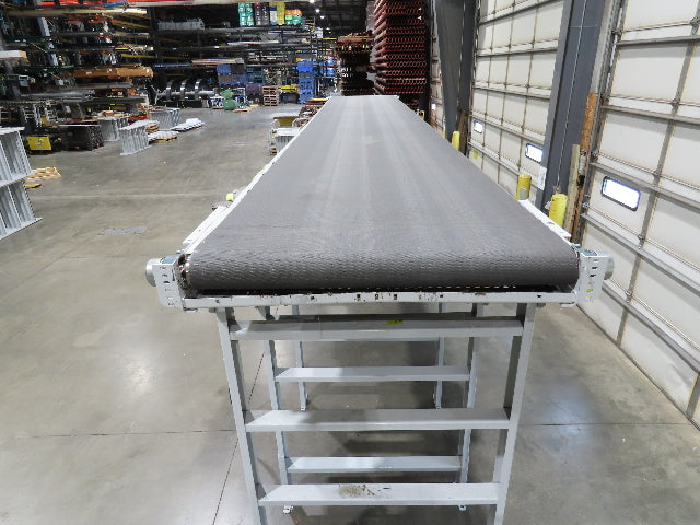 Hytrol BPC 49"x 27' Slider Bed Conveyor 47"Belt 5Hp 3PH Center Drive 183fpm