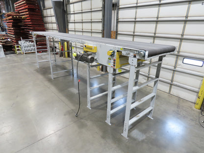 Hytrol BPC 49"x 27' Slider Bed Conveyor 47"Belt 5Hp 3PH Center Drive 183fpm