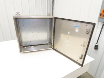 Rittal AE1007 Stainless Electrical Enclosure Junction Box 500x500x20mm 20x20x8"