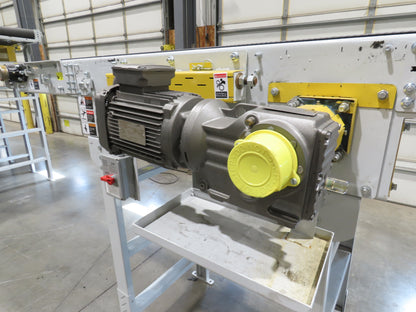 Hytrol HSS 31"x 18' Slider Bed Conveyor 30"Belt 2Hp 3PH Center Drive 140fpm