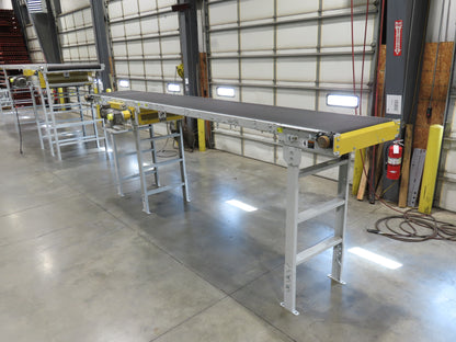 Hytrol HSS 31"x 18' Slider Bed Conveyor 30"Belt 2Hp 3PH Center Drive 140fpm