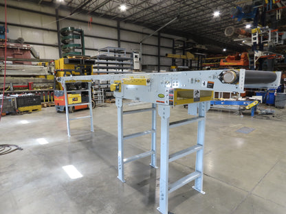 Hytrol HSS 31"x 18' Slider Bed Conveyor 30"Belt 2Hp 3PH Center Drive 140fpm