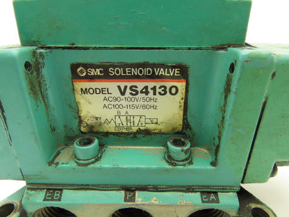 SMC VS4130 Pneumatic Air Solenoid Valve 1/2" NPT 100-115VAC