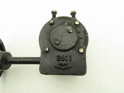 24:1 Valve Operator gearbox with Crank