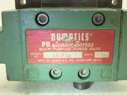 Numatics 1JDPA4 Pneumatic Air Valve 8-Port Manifold 1/8"npt