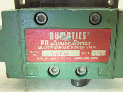 Numatics 1JDPA4 Pneumatic Air Valve 8-Port Manifold 1/8"npt