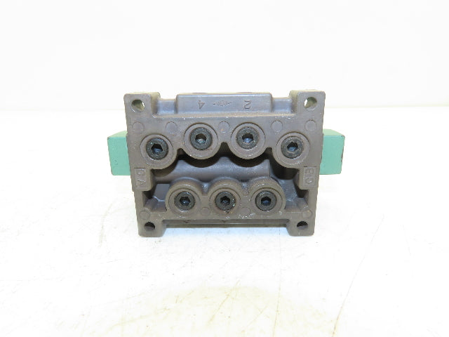 Numatics 1JDPA4 Pneumatic Air Valve 8-Port Manifold 1/8"npt