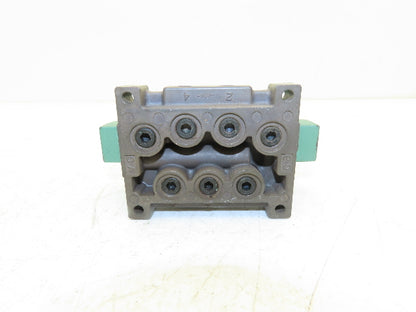 Numatics 1JDPA4 Pneumatic Air Valve 8-Port Manifold 1/8"npt