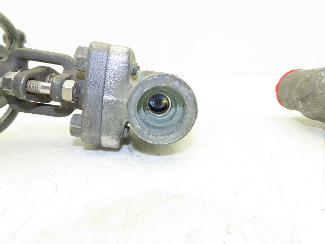 Ilshin 8A05-5 Steel Gate Valve 3/4" Socket Weld 1975psi Class 800  Lot of 2