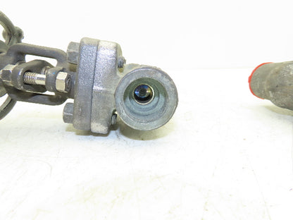 Ilshin 8A05-5 Steel Gate Valve 3/4" Socket Weld 1975psi Class 800  Lot of 2