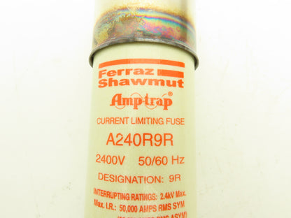 Ferraz Shawmut A240R9R Amp Trap Current Limiting Fuse 240A 2.4kv 2400V 9R