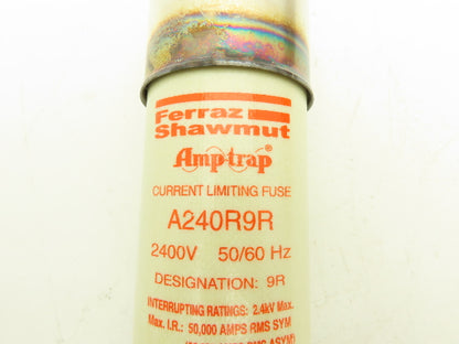 Ferraz Shawmut A240R9R Amp Trap Current Limiting Fuse 240A 2.4kv 2400V 9R