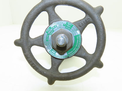 Henry Vogt API-602/B41376 Gate Valve 1" Socket Weld Class 800 1975 PSI @ 100°F