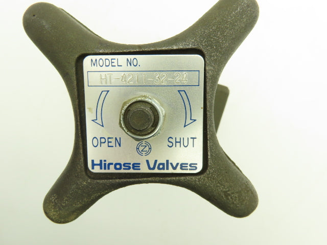Hirose HT-4211-32-24 Stop Valve 1-1/4" NPT Size 32