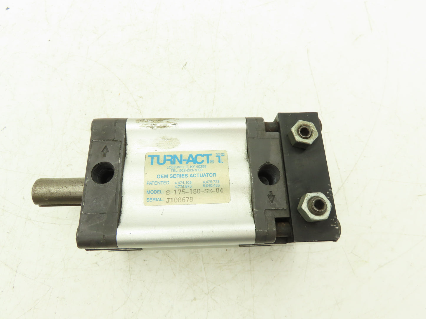 Turn-Act S-175-180-SE-04 Pneumatic Rotary Actuator Double Vane/Acting