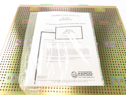 Kepco RA 19-7B Rack Adapter 7-Slot Rack PLC Chassis