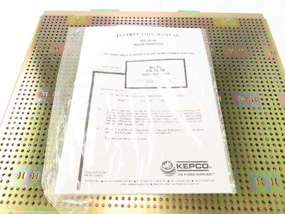 Kepco RA 19-7B Rack Adapter 7-Slot Rack PLC Chassis