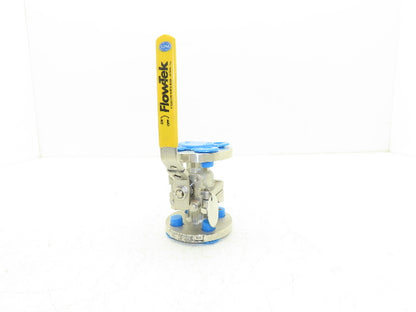 FlowTek F15 1/2" 150 Flanged 2pc Stainless Ball Valve 275psi 316SS/CF8M TFM-1600